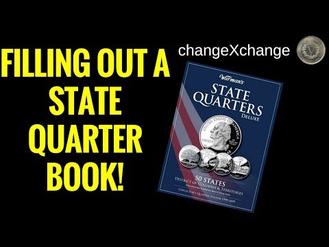 Filling Out A STATE QUARTER Book! | America The Beautiful Quarters