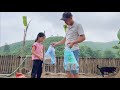 Oncle dong a construit un pole ngoc han a plant des fleurs et prpar une soupe sucre au mas