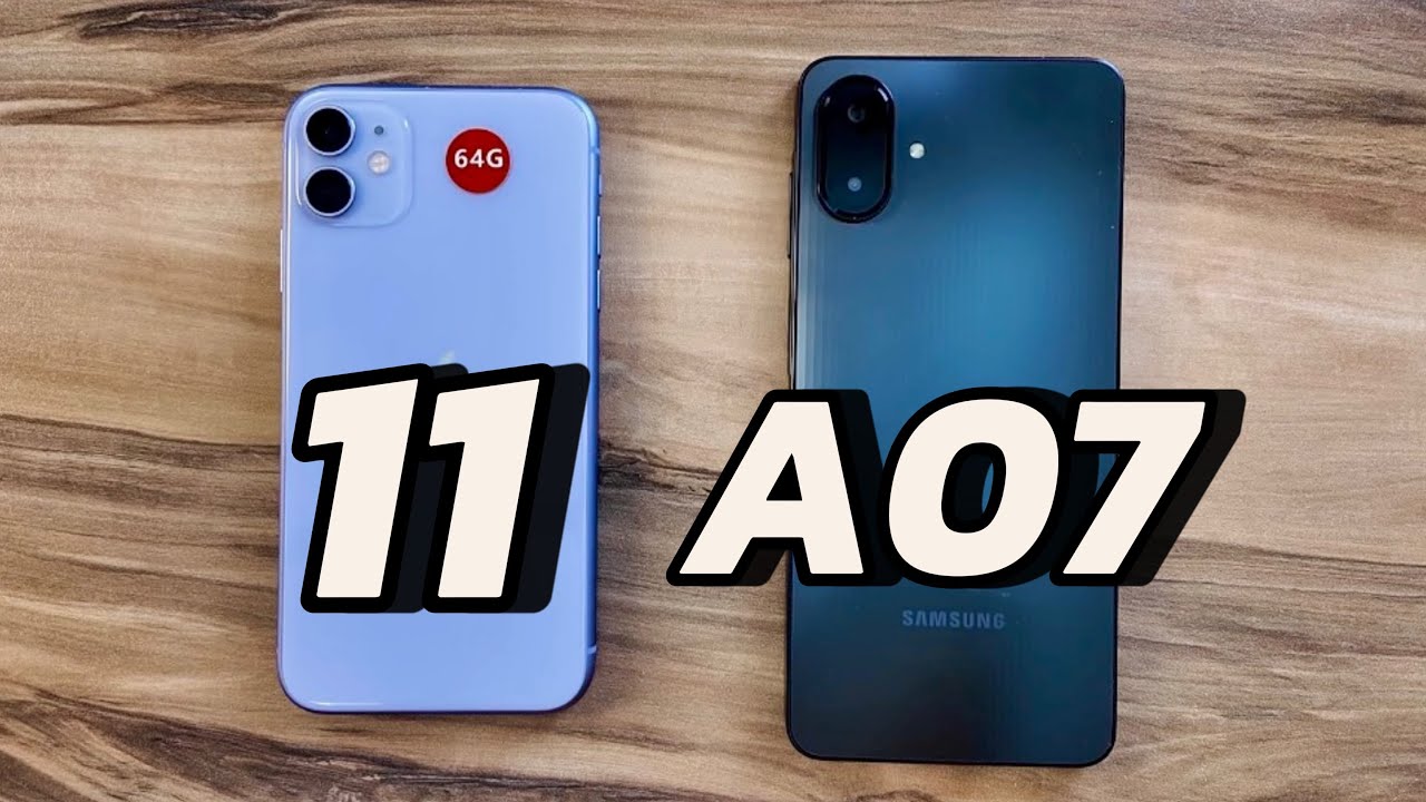 iPhone 11 vs Samsung Galaxy A07