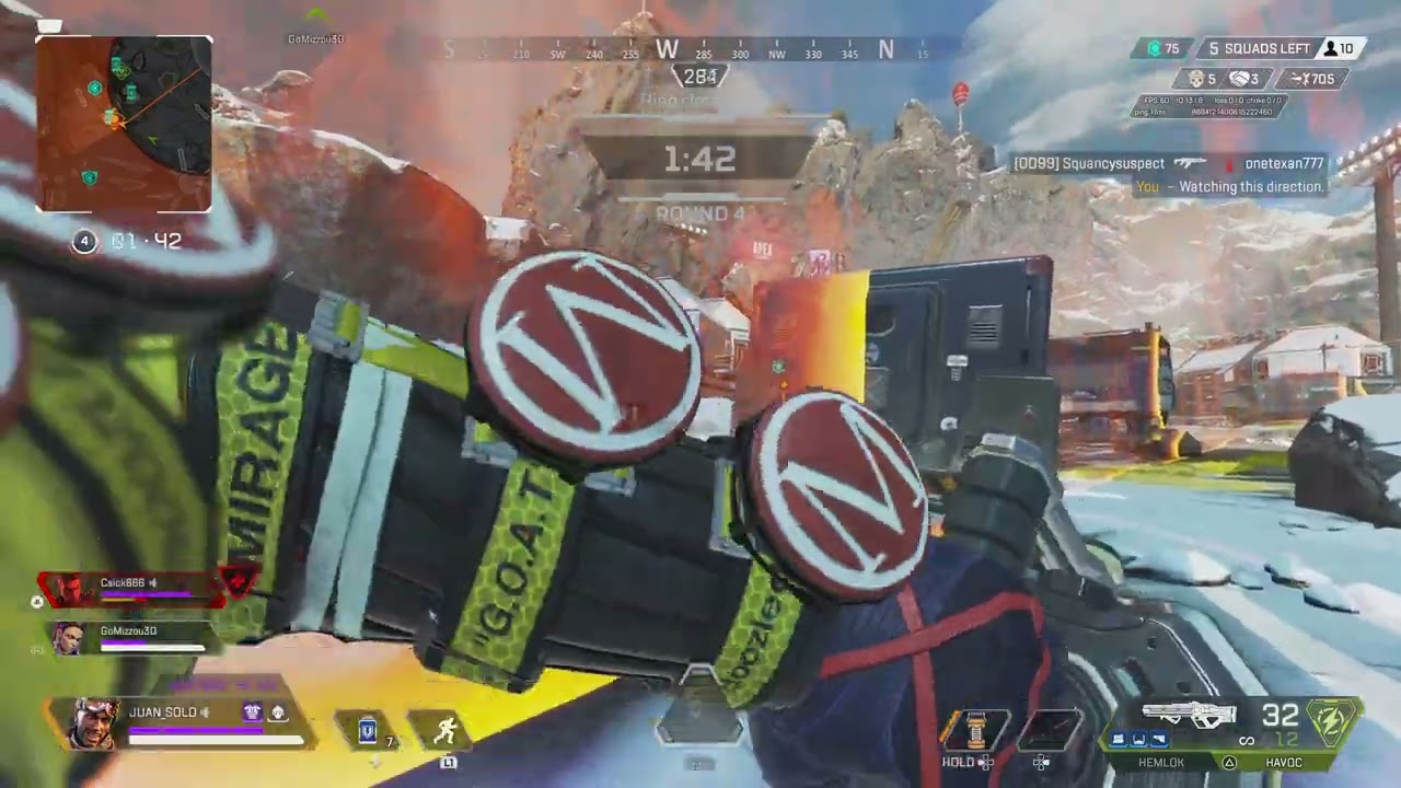 Apex Legends_S14 7 Kill Win, 707th Kill on Mirage