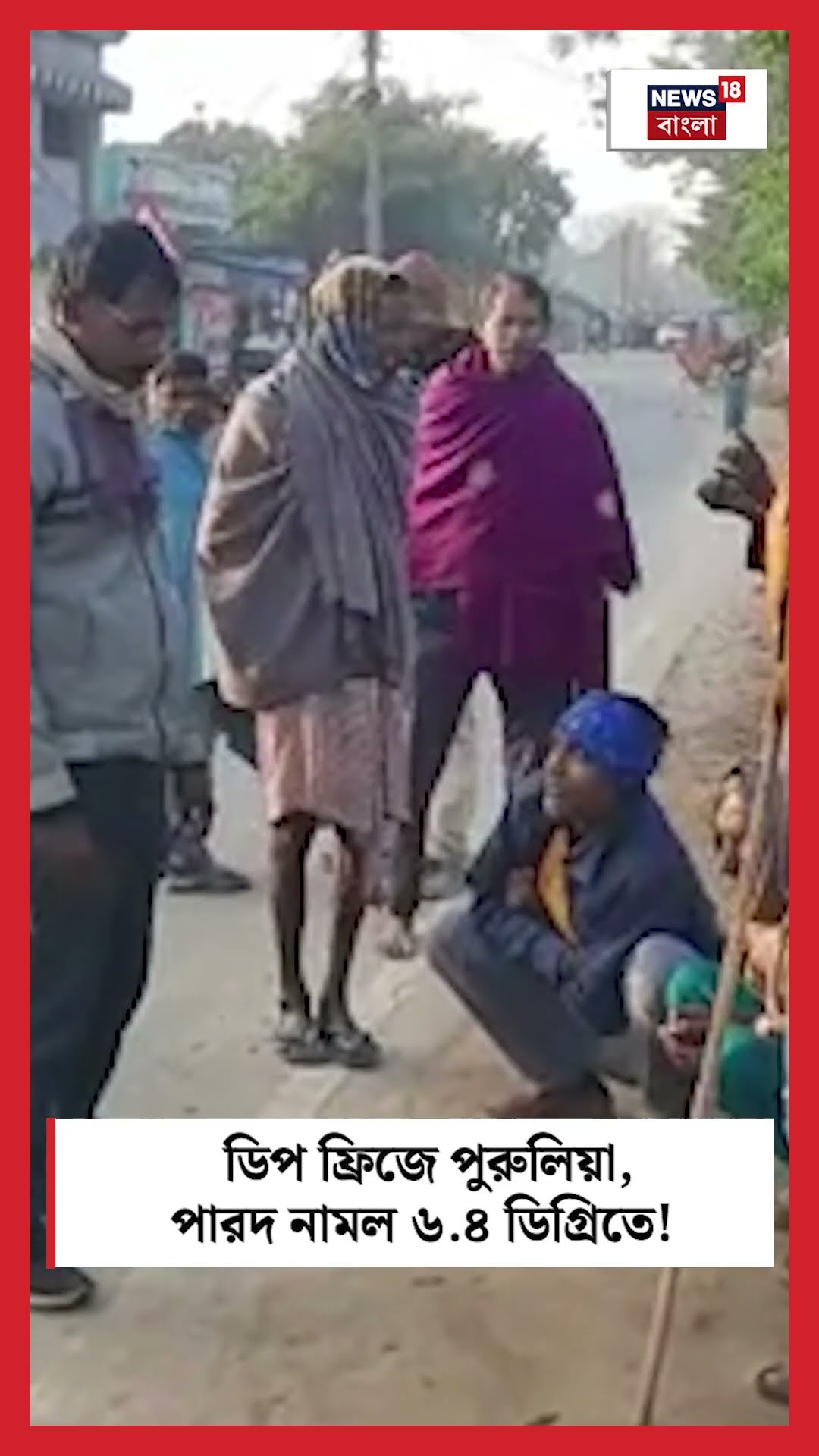 ডিপ ফ্রিজে Purulia,পারদ নামল ৬.৪ ডিগ্রিতে! #shorts