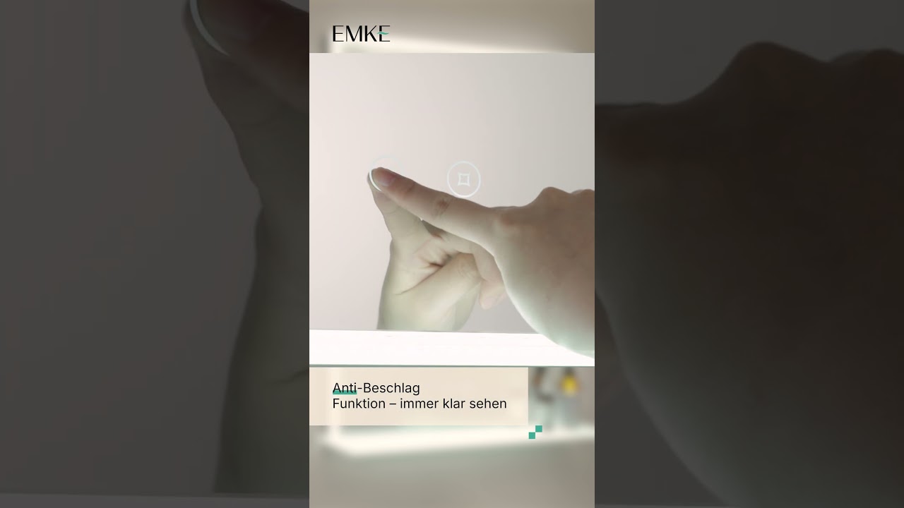 Smart Mirror mit Licht, Anti-Beschlag & Stauraum | EMKE LED Spiegel Test 💡