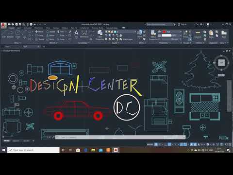 COMMENT UTILISER DESIGN CENTER || ADCENTER COMMANDE EN AUTOCAD || COMPLETE TUTORIAL || HINDI EN