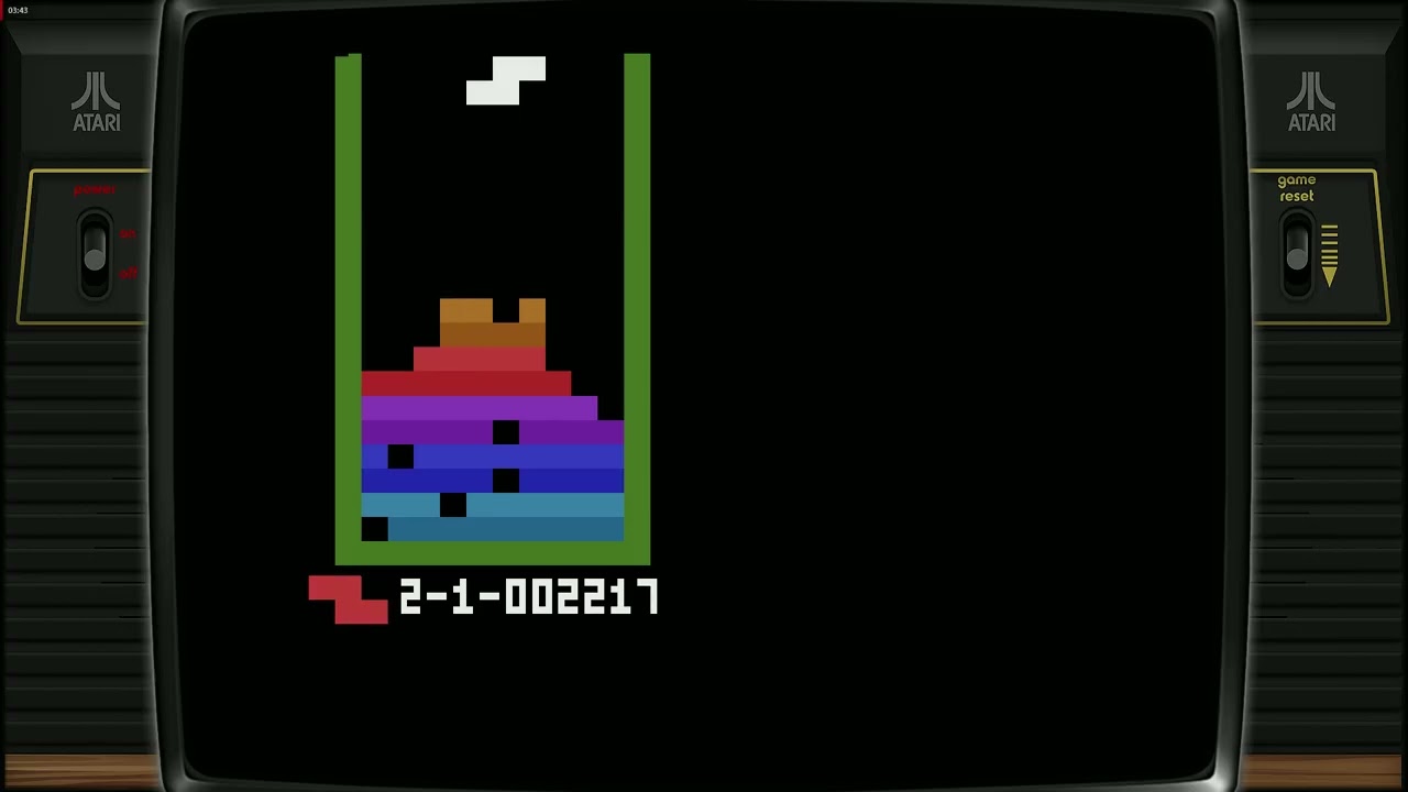 Cubis (Atari 2600) – Classic Homebrew Puzzle Gameplay | Retro Tetris-Style Action