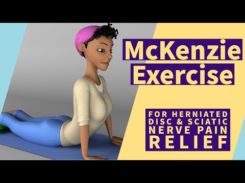 Herniated disc Exercise - McKenzie Exercise for Herniated Disc & Sciatica