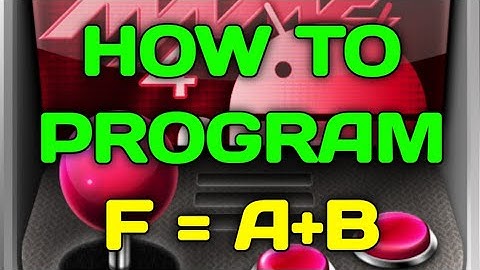 How to Program F = A+B for mame4droid emulator