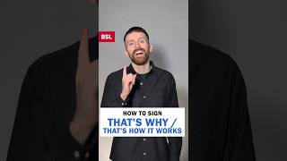 How to sign Thats Why or Thats How it Works: BSL Sign of the Day 149
Learn how to sign Thats Why or Thats How it Works in BSL. Use this sign to show understanding when you work something out, or when new information helps you connect the dots.
The example sentence in English is: My mobile phone isnt working. I realised the battery is dead, thats why it isnt working.
#BSL #BritishSignLanguage #BSLSignoftheDay How to sign Thats Why or Thats How it Works: BSL Sign of the Day 149