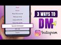 Instagram Direct Message: How To Send [3 Ways For DM]
