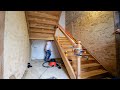 #5 KNOCKING PEGS INTO POSTS | Building a Staircase