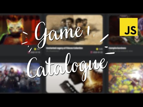 Build a Game Catalogue Display App with JavaScript & RAWG.io API | Step-by-Step Tutorial