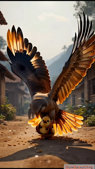 hawks thief chick to become rich 🤑🤑#chick #hawk#eggle #shorts