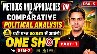 Methods and Approaches in Comparative Political Analysis | DSC-5 | One Shot BA Pol Science Hons