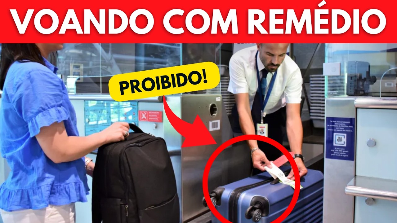 COMO levar REMÉDIOS na BAGAGEM em 2026 - Mala de MÃO!