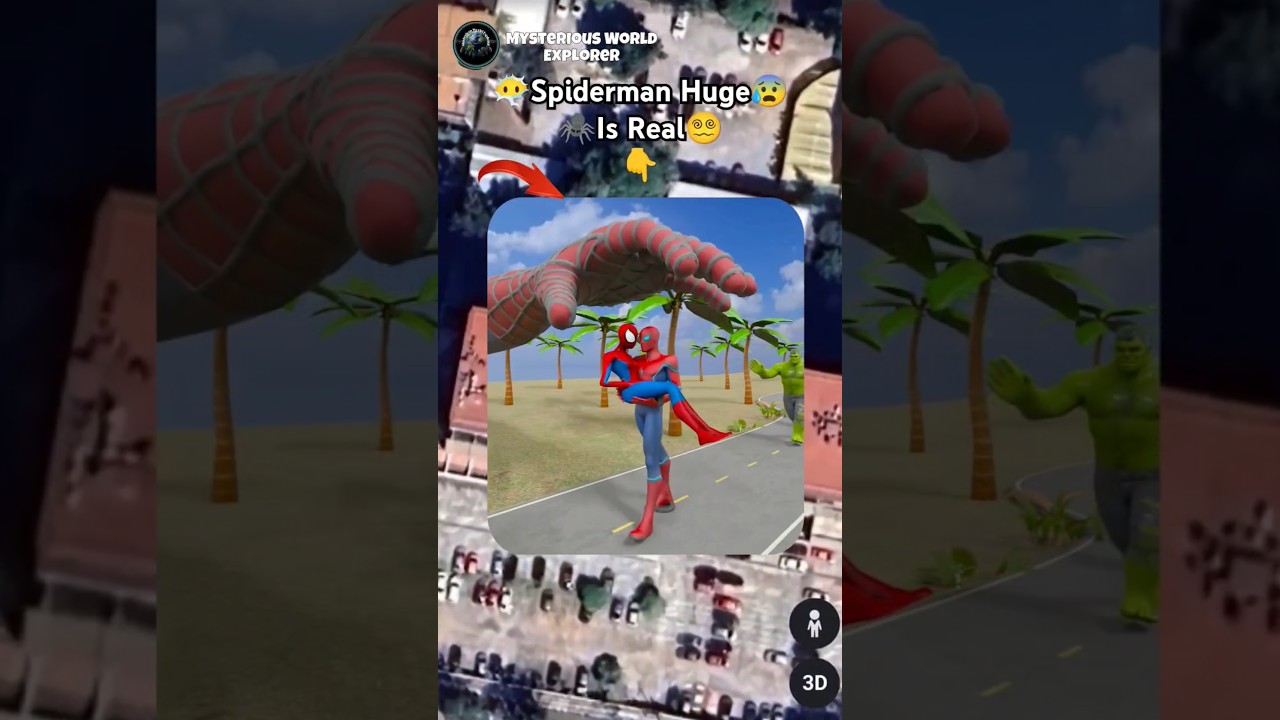 😶‍🌫️😰 Spiderman Found In Google Earth!? 