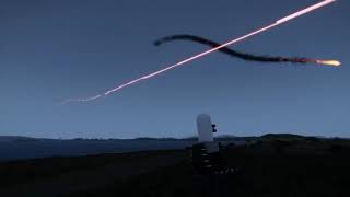 Amercian Military Shoots Down Missiles With 50 Calibre Robot Controlled Machine Guns
