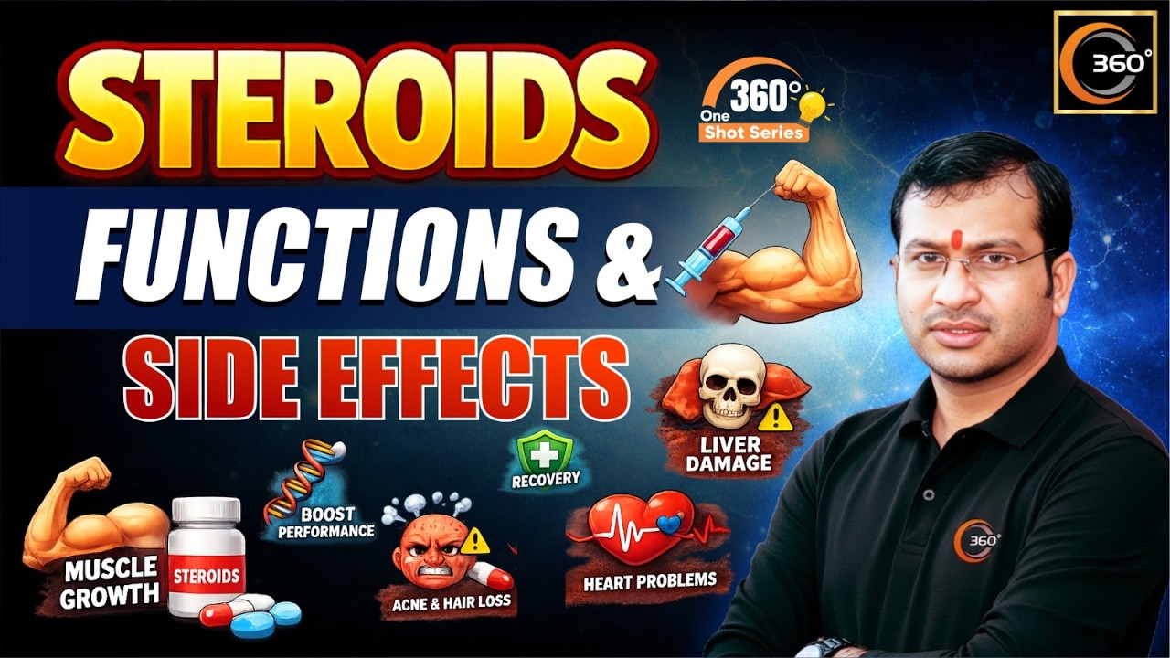 What are Steroids? Functions & Side Effects Explained? 360° One Shot ...