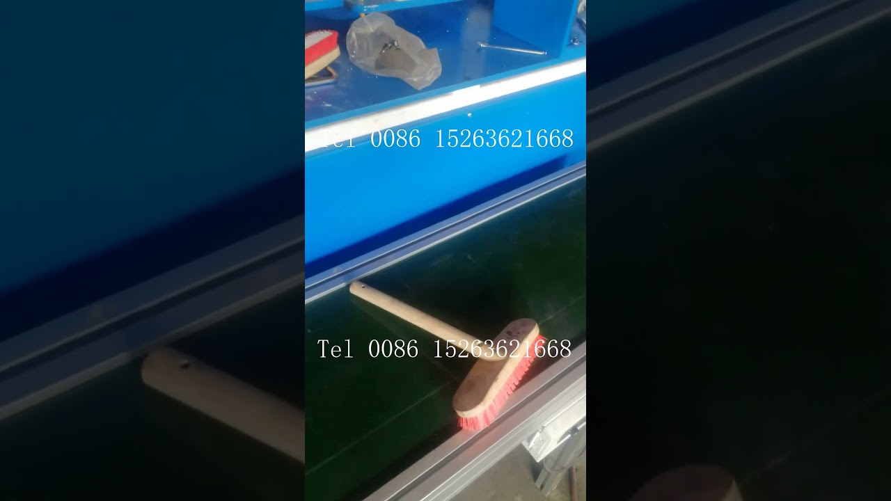 Floor Cleaning Broom Wooden Brush Making Machine - High Efficiency Automatic Production