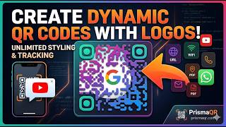 Dynamic QR Codes with Logos: Better Styling & Tracking! Link Shortener + QR Code Generator Combined screenshot 1