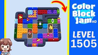 Color Block Jam Level 1505 Solution Walkthrough