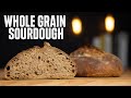 100% WHOLE WHEAT SOURDOUGH BREAD RECIPE