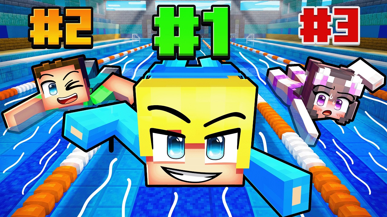 Level 1 SCHWIMMEN vs Level 967,144 SCHWIMMEN in Minecraft!