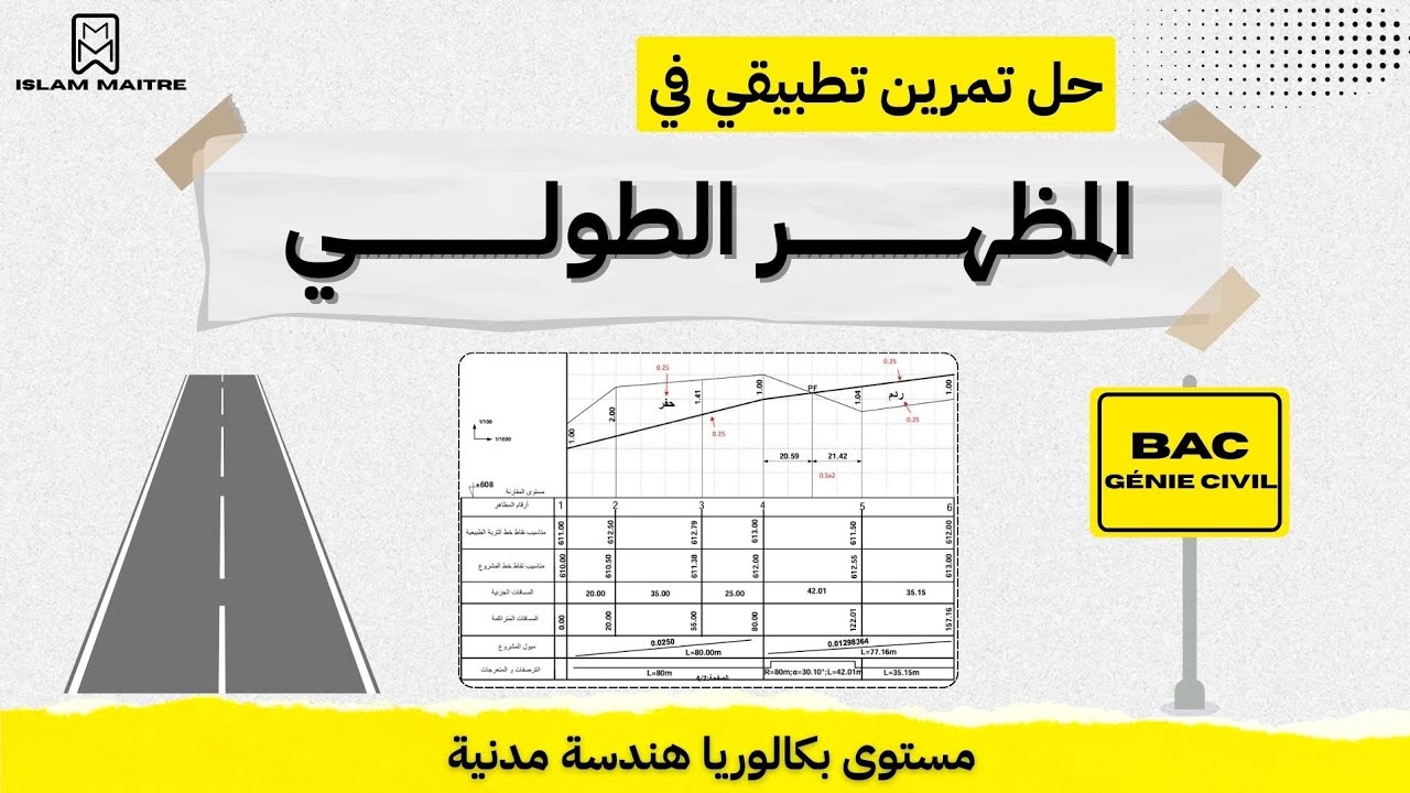 حل تمرين في المظهر الطولي-إكمال بيانات الجدول📒✨️