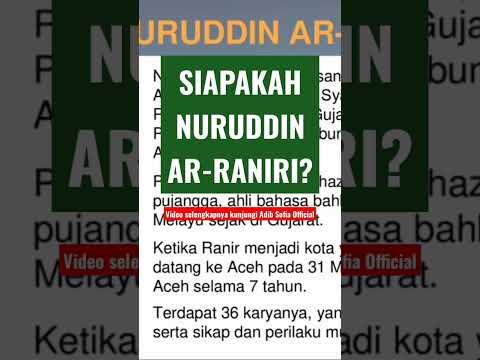 SIAPAKAH NURUDDIN AR-RANIRI? #shortvideo #shortsvideo #shorts #short #fyp #fypシ #video #online #fy