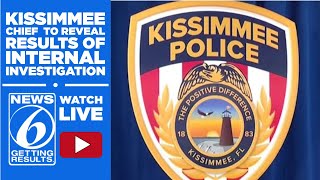 Kissimmee police chief to present findings of internal investigation