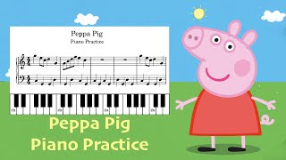 Peppa Pig - Intro Song - Piano practice 1