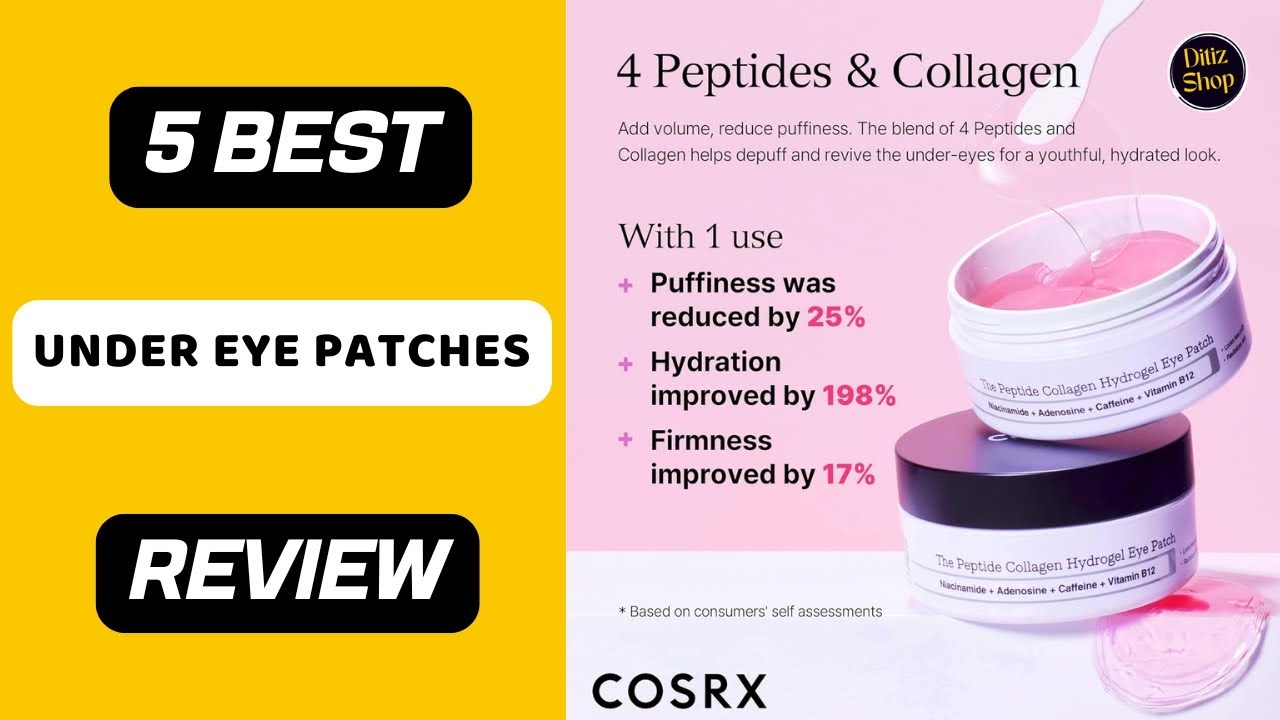 ✅«Лучшие патчи под глаза на Amazon? 🌟 Обзор лучших золотых масок для глаз от темных кругов и отеч...