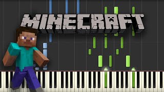 Minecraft - Sweden (Piano Tutorial) [Synthesia]