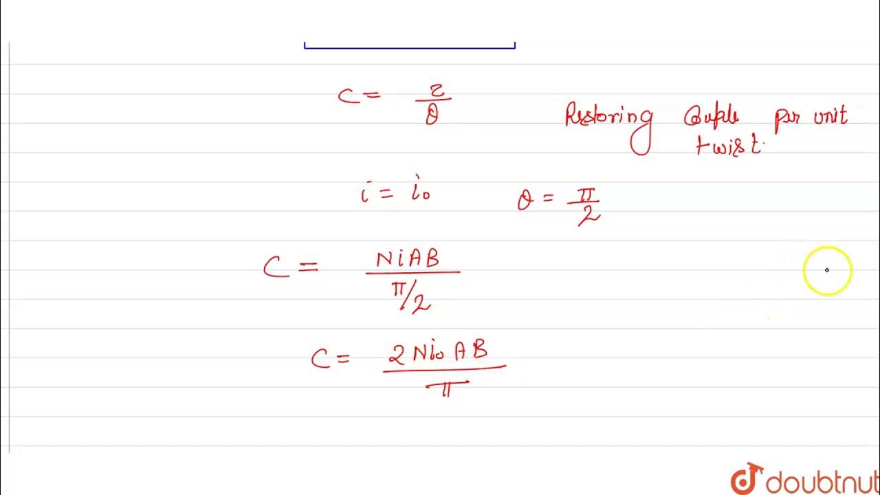 A moving coil galvanometer consists of a coil of N turns are area A