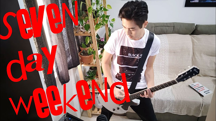 Seven Day Weekend Guitar version - Guitar performance video thumbnail