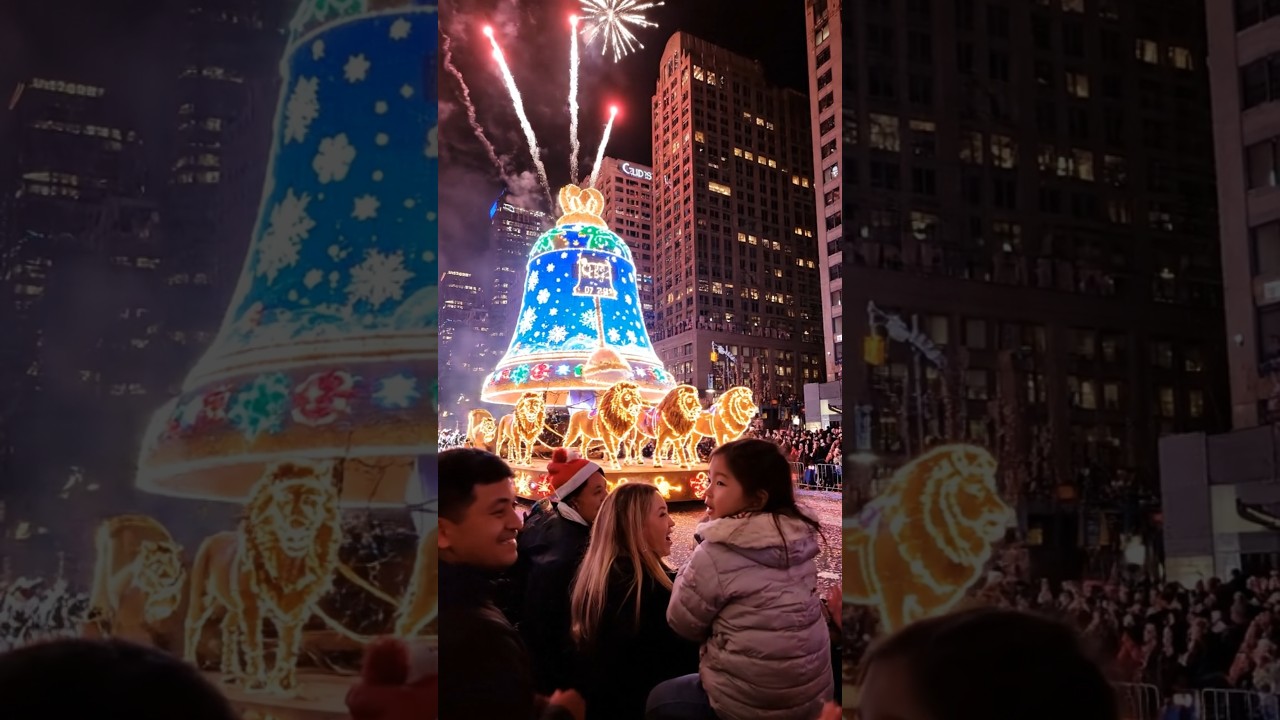 NYC Christmas to New Year 2026 Parade Festival Lights and Fireworks #christmas #happynewyear #parade