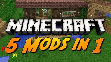 Minecraft Mod Review: 5 MODS IN 1! (Painting / Noteblock GUI, Toggle Sprint / Sneak, & More!)