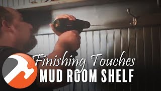 Mud Room Finished! Finishing Touch: Coat Hooks - I CAN MAKE THAT