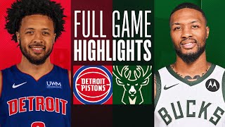 PISTONS at BUCKS | FULL GAME HIGHLIGHTS | December 16, 2023