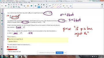 MAT130: Chapter 9 - Lesson on Hypothesis Testing