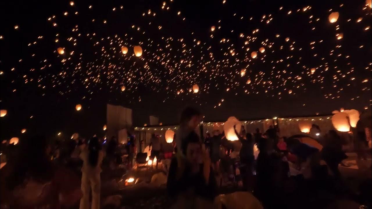 Night Lights Event Sky Lantern Festival YouTube
