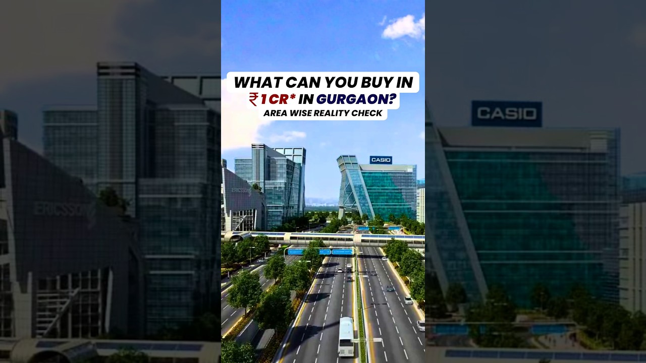 What Can You Buy in ₹1 Crore in Gurgaon? | Golf Course to Dwarka Expressway 💰