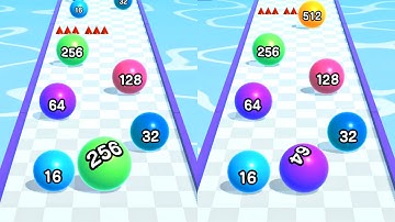 Ball Run 2048 in All Levels Gameplay Walkthrough iOS,Android New Trailer Update Mobile Game #3