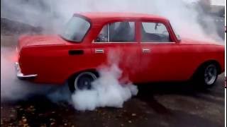 burnout moskvich