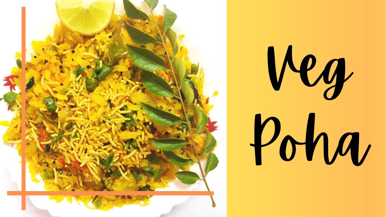 INSTANT POHA FOR BREAKFAST | VEGETABLE POHA | THE HAPPY APRON