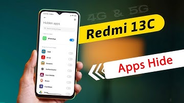 Redmi 13C 5g Apps Hide Settings | Redmi 13C me App Hide Kaise Kare