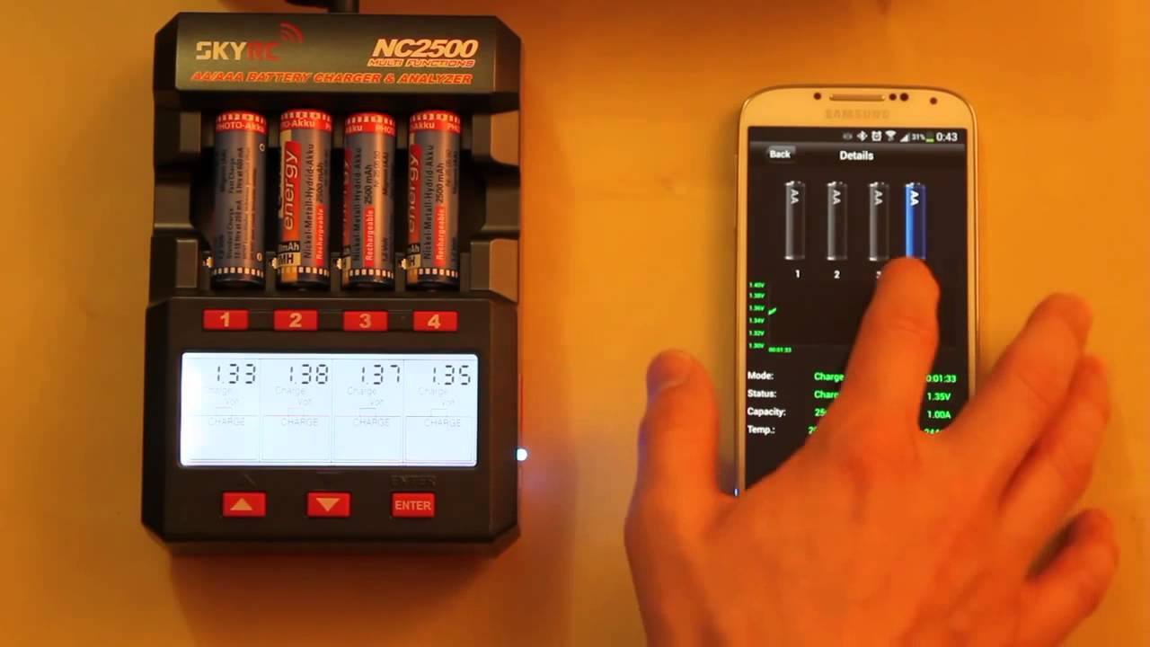 Управление SKY RC NC2500 BLUETOOTH