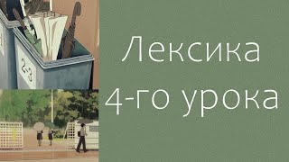 Японский язык с нуля. Лексика. Урок 4