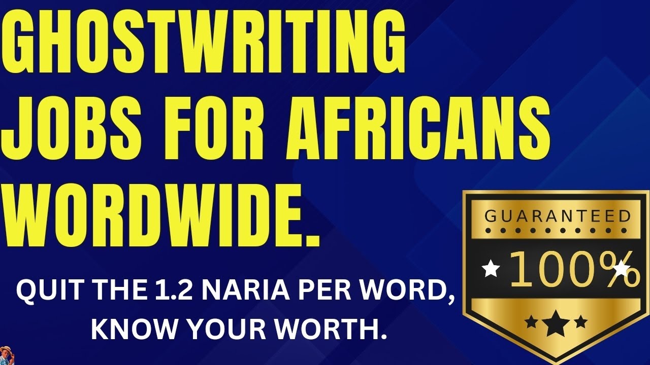 I tried this platform as an African Writer and I earned 2000$ per gig. |Ghostwriting Jobs & Projects