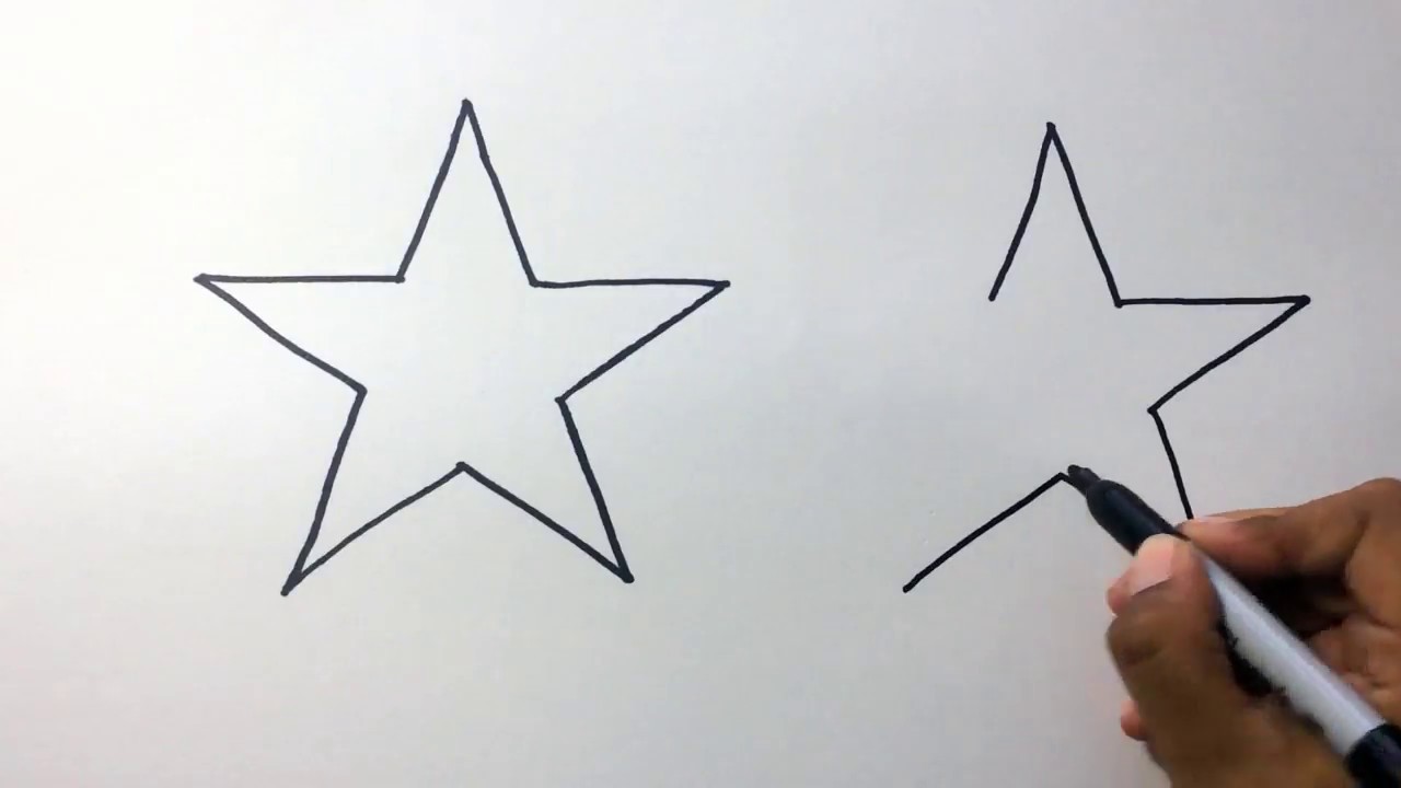 Como hacer Estrellas FACIL!! 👈/How to draw and color stars 