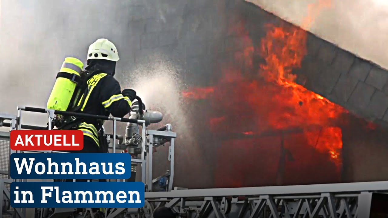 Haus in Flammen - hoher Schaden bei Brand in Oestrich-Winkel | hessenschau