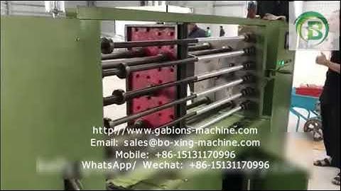 SPIRAL COILING MACHINE;Gabion mesh production line;Gabion mesh machine;Gabion mesh machine factory